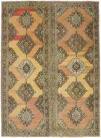 Alfombra Vintage Turca Anudada a Mano - 291 cm x 400 cm