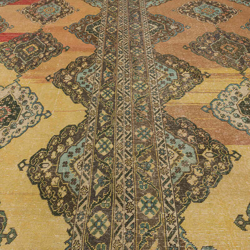 Vintage Turkish Hand-Knotted Rug - 9' 7" x 13' 1" (115" x 157") - K0073177