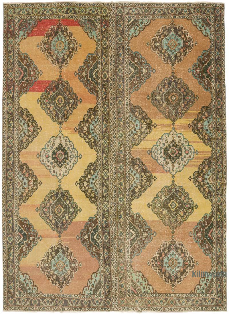 Vintage Turkish Hand-Knotted Rug - 9' 7" x 13' 1" (115" x 157") - K0073177