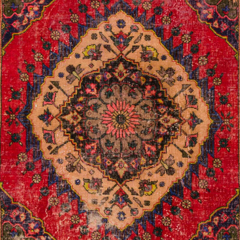 Alfombra Vintage Turca Anudada a Mano - 287 cm x 406 cm - K0073178