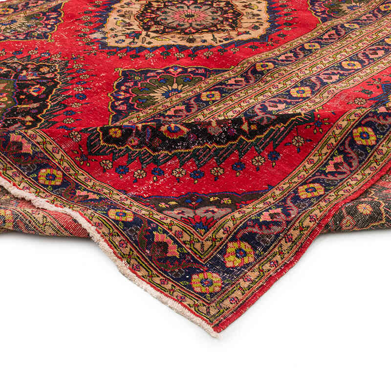 Alfombra Vintage Turca Anudada a Mano - 287 cm x 406 cm - K0073178