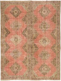 Alfombra Vintage Turca Anudada a Mano - 290 cm x 380 cm