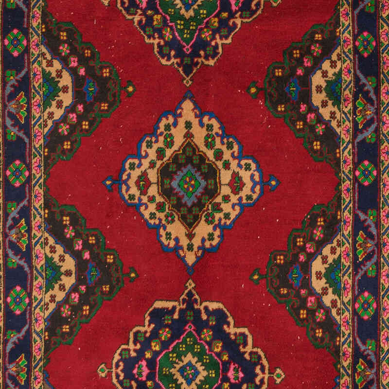 Alfombra Vintage Turca Anudada a Mano - 282 cm x 367 cm - K0073182