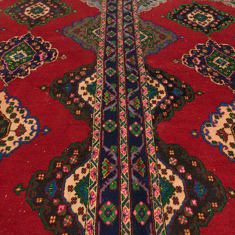 Alfombra Vintage Turca Anudada a Mano - 282 cm x 367 cm - K0073182