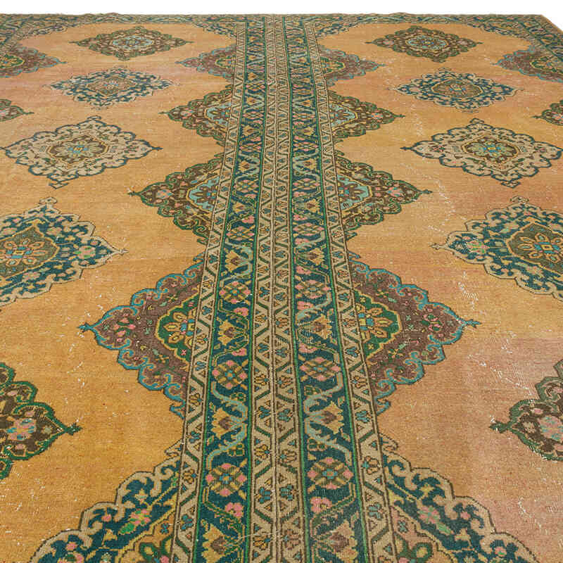 Vintage Turkish Hand-Knotted Rug - 9' 9" x 12' 10" (117" x 154") - K0073184
