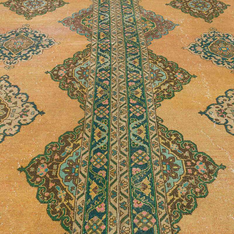 Vintage Turkish Hand-Knotted Rug - 9' 9" x 12' 10" (117" x 154") - K0073184