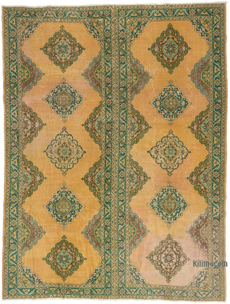 Vintage Turkish Hand-Knotted Rug - 9' 9" x 12' 10" (117" x 154") - K0073184