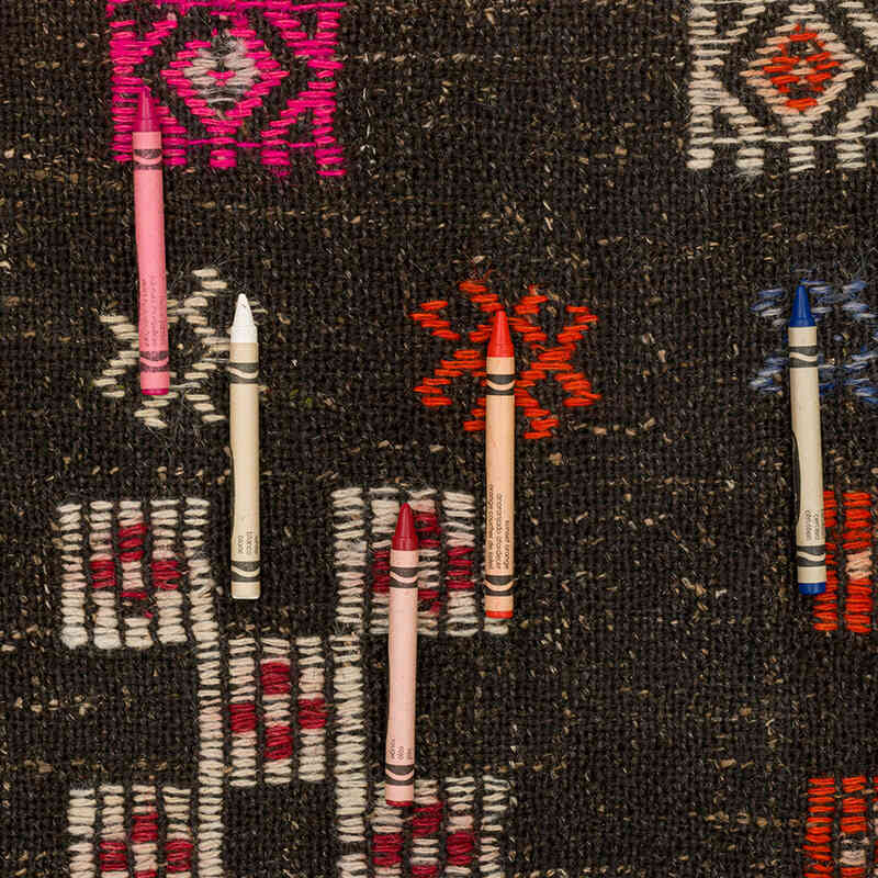 Vintage Anatolian Jijim Rug - 5' 1" x 6' 11" (61" x 83") - K0073189
