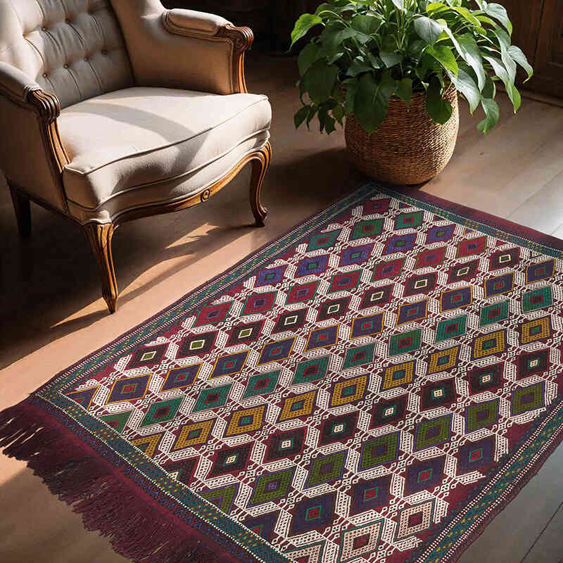 Vintage Anadolu Cicim - 140 cm x 173 cm - K0073197