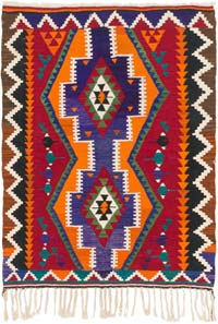 Alfombra Vintage Kilim Turca - 98 cm x 130 cm