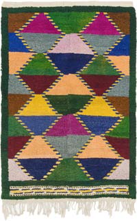 Vintage Anatolian Tulu Rug - 3' 7" x 5' 5" (43" x 65")