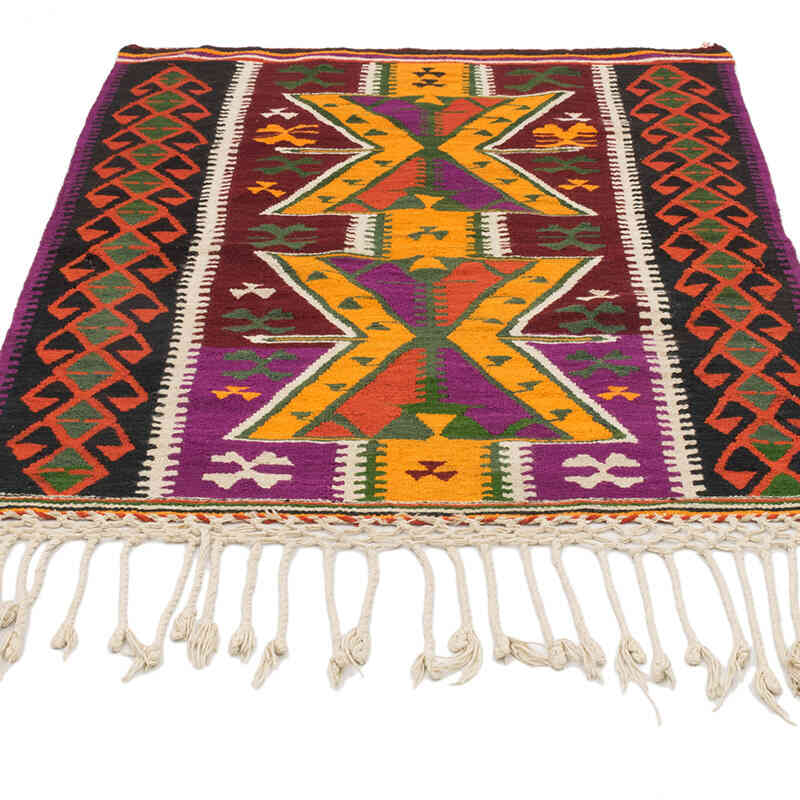 Alfombra Vintage Kilim Turca - 93 cm x 140 cm - K0073202