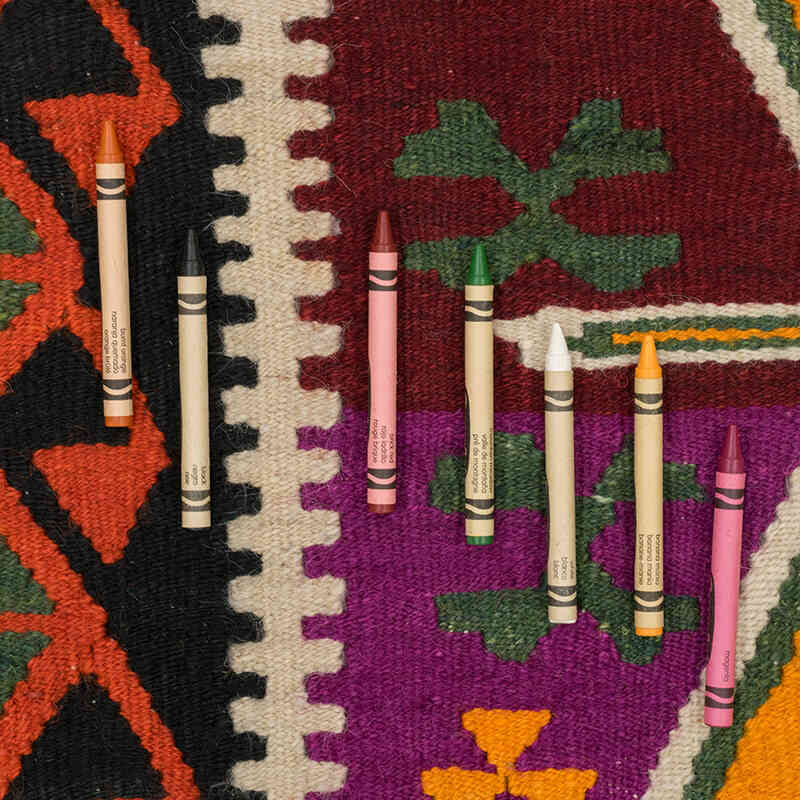 Alfombra Vintage Kilim Turca - 93 cm x 140 cm - K0073202
