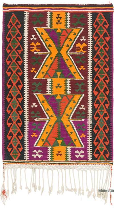 Vintage Turkish Kilim Rug - 3' 1" x 4' 7" (37" x 55")