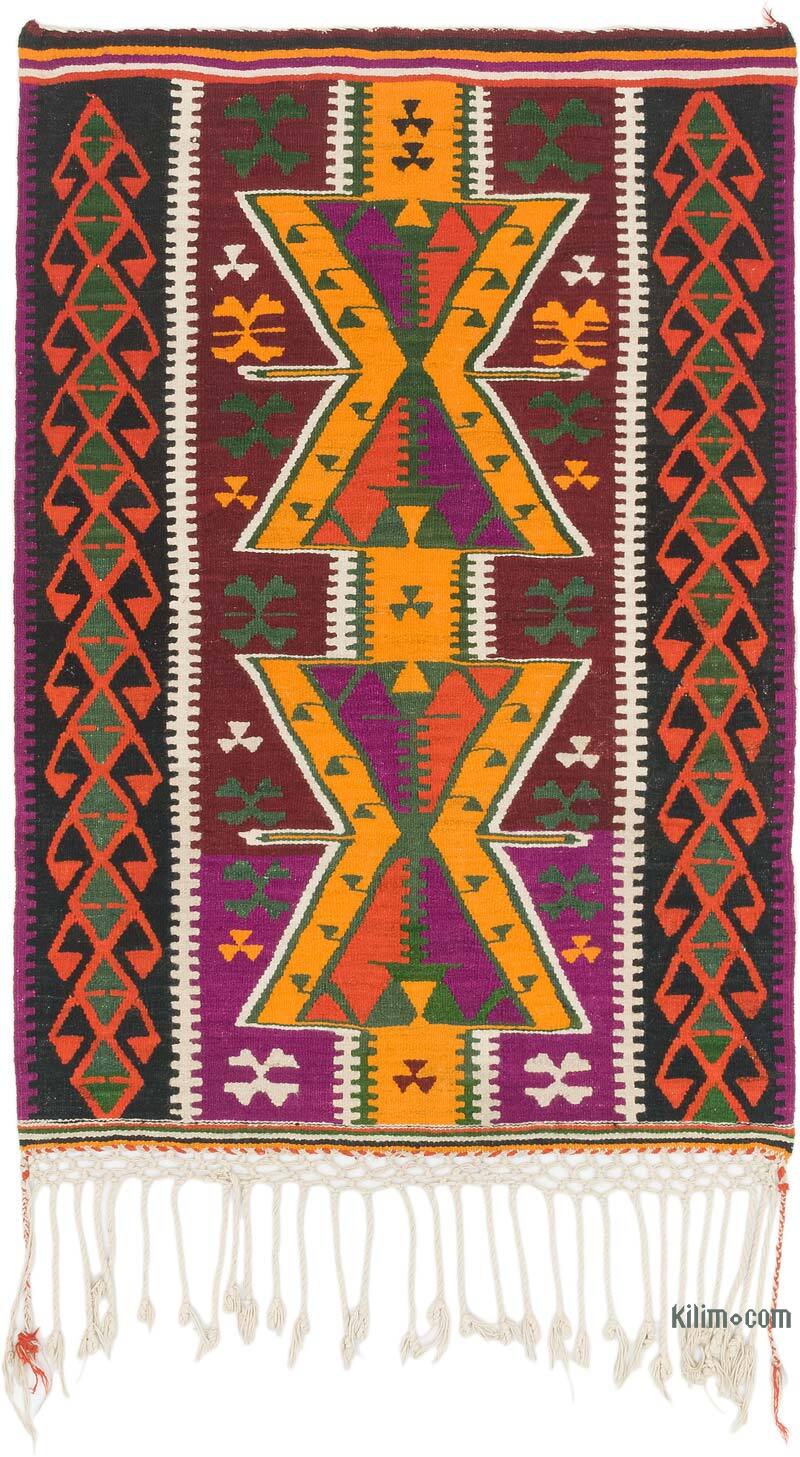 Alfombra Vintage Kilim Turca - 93 cm x 140 cm - K0073202
