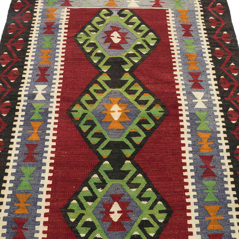 Vintage Turkish Kilim Rug - 3' 3" x 4' 9" (39" x 57") - K0073208