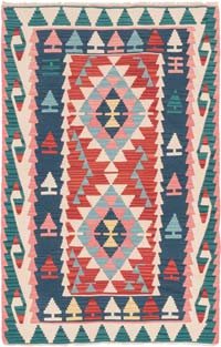 Alfombra Vintage Kilim Turca - 105 cm x 165 cm