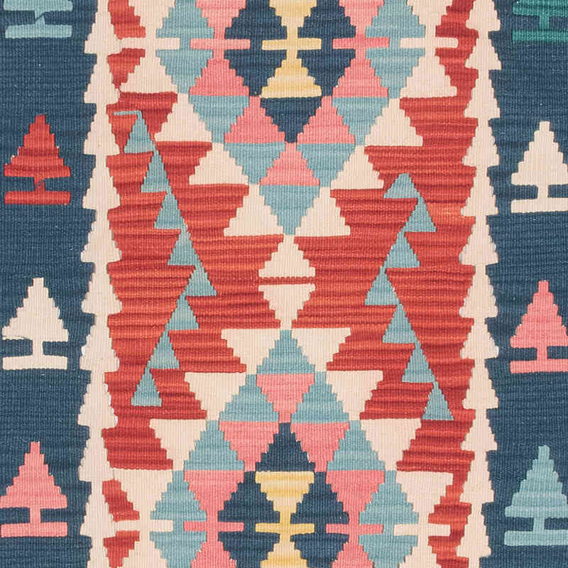 Vintage Turkish Kilim Rug - 3' 5" x 5' 5" (41" x 65") - K0073212