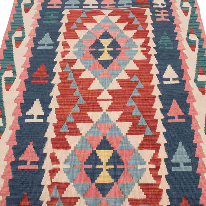 Vintage Turkish Kilim Rug - 3' 5" x 5' 5" (41" x 65") - K0073212