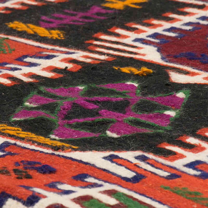 Vintage Turkish Kilim Rug - 3' 5" x 4' 9" (41" x 57") - K0073214