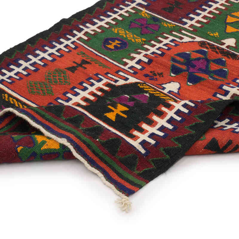 Vintage Turkish Kilim Rug - 3' 5" x 4' 9" (41" x 57") - K0073214