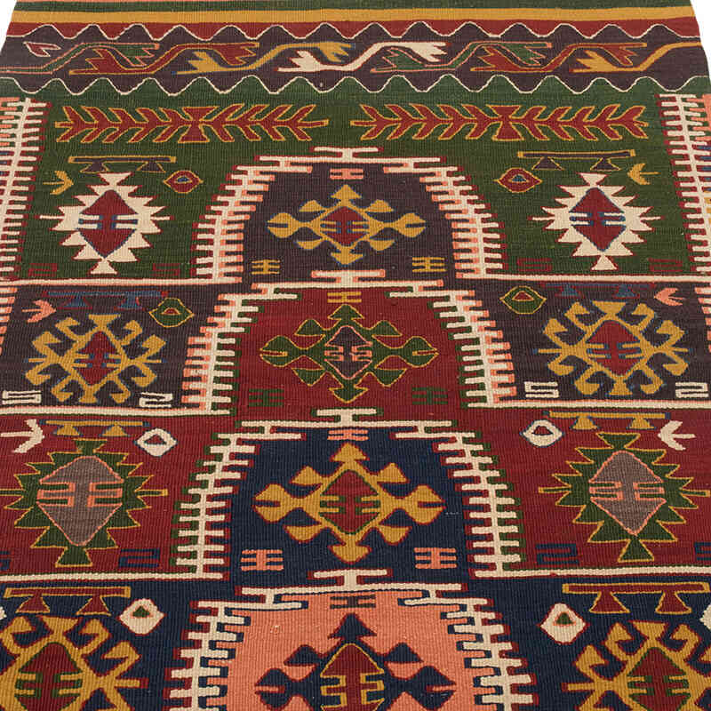 Vintage Turkish Kilim Rug - 3' 1" x 4' 3" (37" x 51") - K0073221