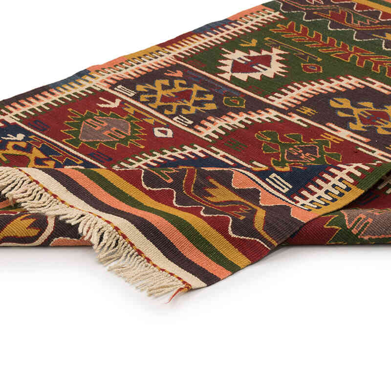 Vintage Turkish Kilim Rug - 3' 1" x 4' 3" (37" x 51") - K0073221