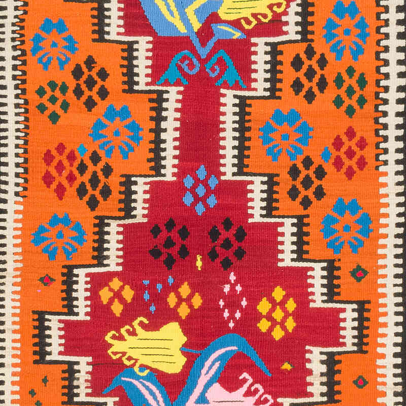 Vintage Turkish Kilim Rug - 3' 4" x 5' 2" (40" x 62") - K0073226
