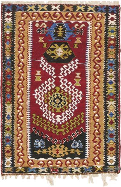 Alfombra Vintage Kilim Turca - 106 cm x 147 cm