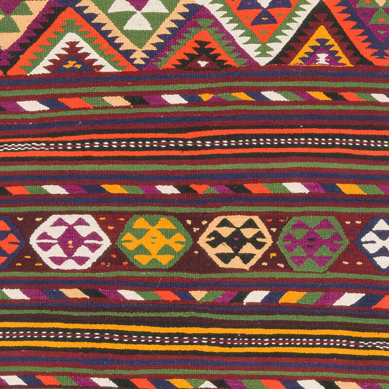 Vintage Konya Kilim Rug - 4' 8" x 11' 3" (56" x 135") - K0073238