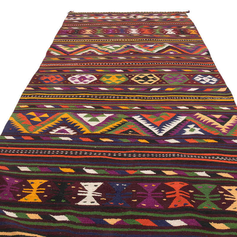 Vintage Konya Kilim Rug - 4' 8" x 11' 3" (56" x 135") - K0073238