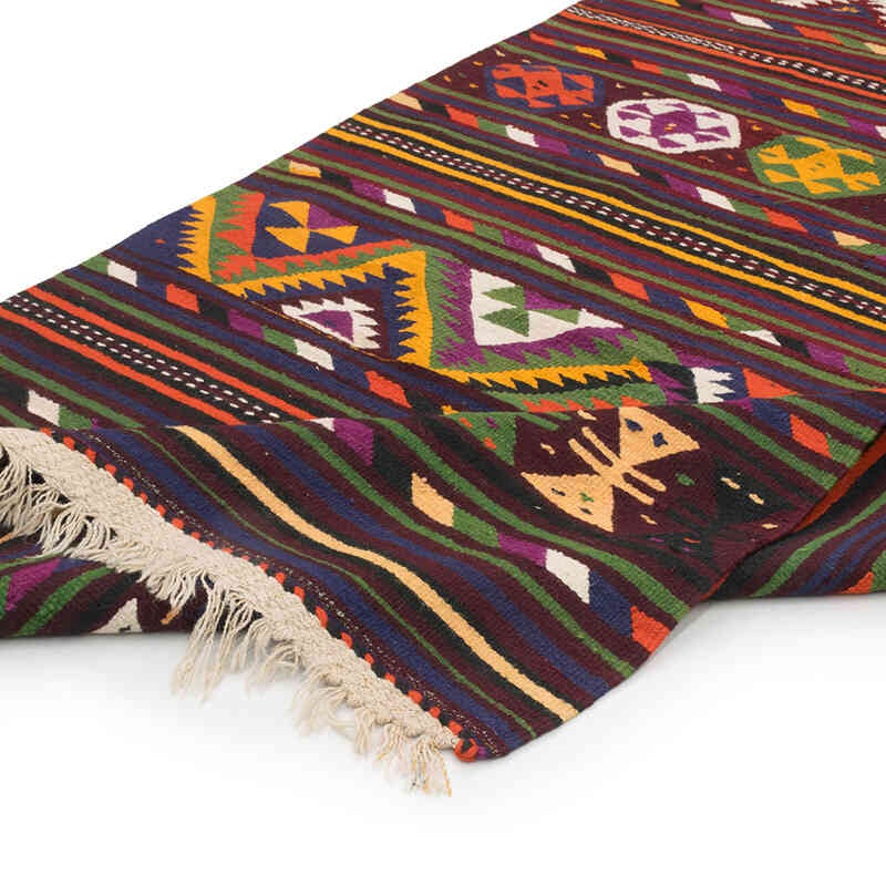 Vintage Konya Kilim Rug - 4' 8" x 11' 3" (56" x 135") - K0073238