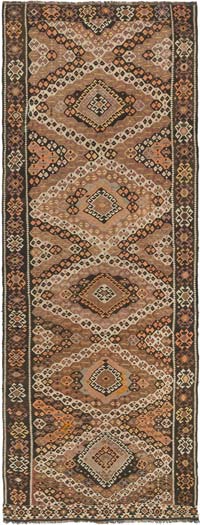 Vintage Kars Kilim Rug - 5' 3" x 12' 10" (63" x 154")