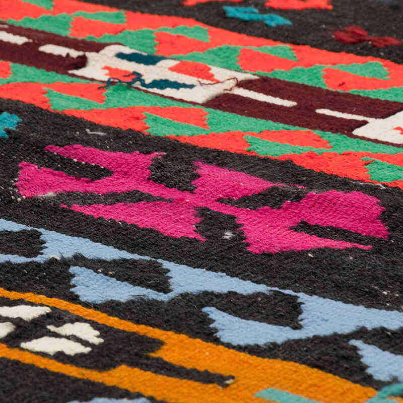 Vintage Turkish Kilim Rug - 3' 9" x 4' 9" (45" x 57") - K0073258