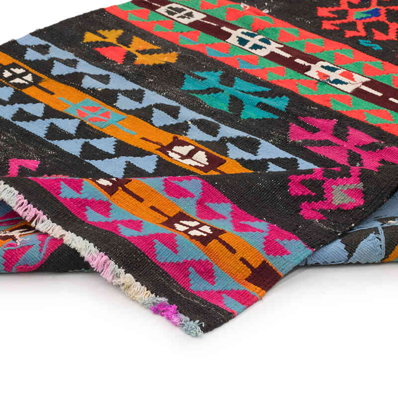 Vintage Turkish Kilim Rug - 3' 9" x 4' 9" (45" x 57") - K0073258
