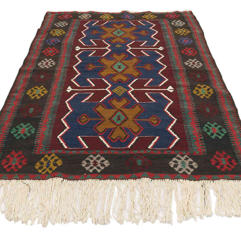 Alfombra Vintage Kilim Turca - 123 cm x 201 cm - K0073262