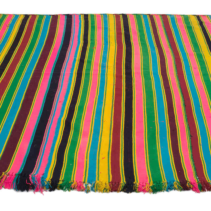 Vintage Anatolian Flatweave - 6'  x 6'  (72" x 72") - K0073282