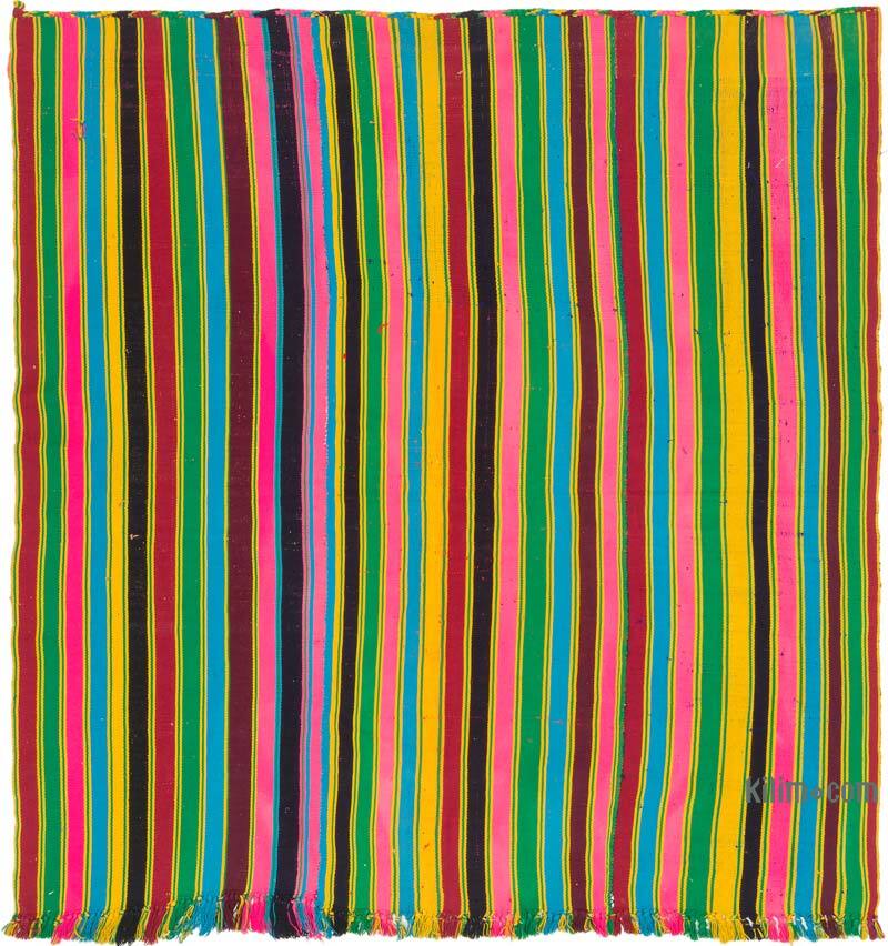 Vintage Anatolian Flatweave - 6'  x 6'  (72" x 72") - K0073282