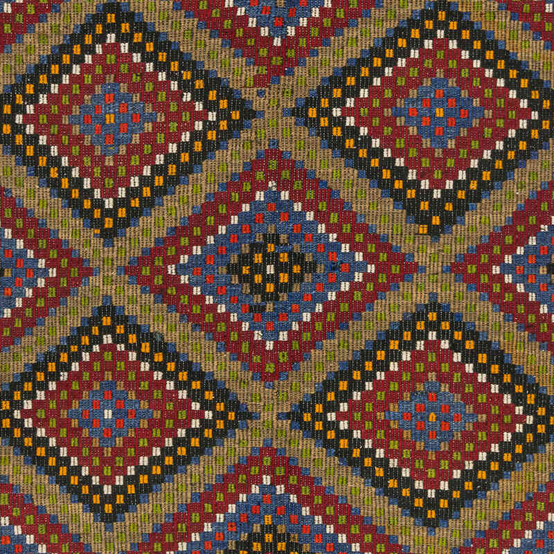 Vintage Anatolian Jijim Rug - 6' 5" x 12' 6" (77" x 150") - K0073284