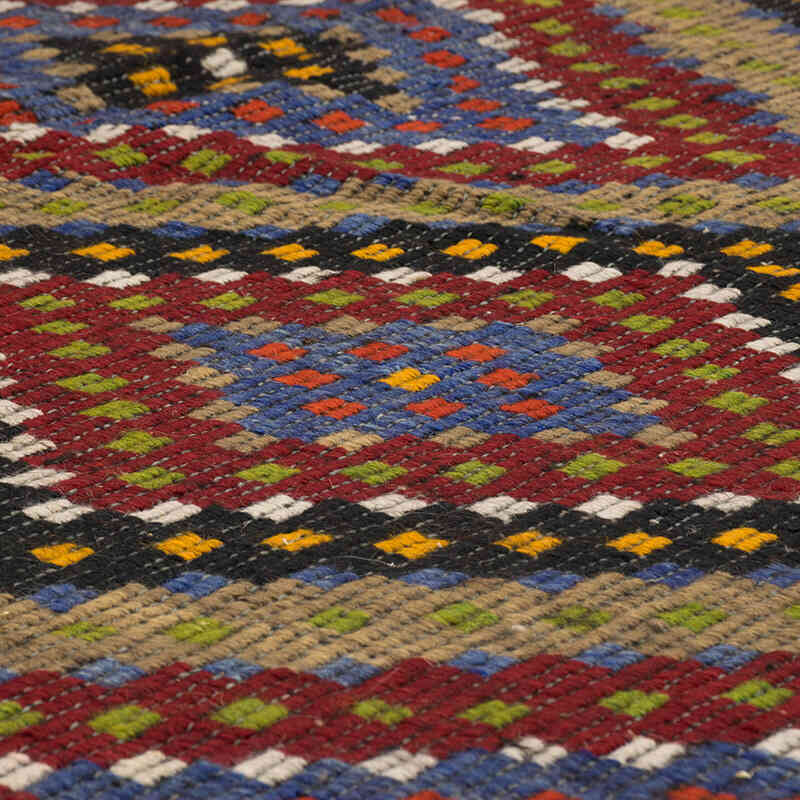 Vintage Anatolian Jijim Rug - 6' 5" x 12' 6" (77" x 150") - K0073284