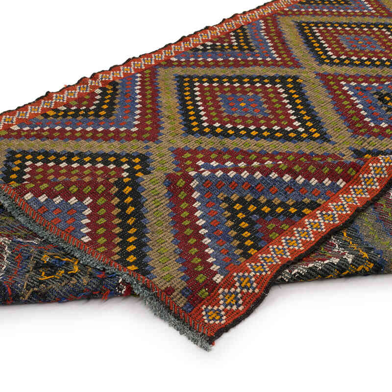 Vintage Anatolian Jijim Rug - 6' 5" x 12' 6" (77" x 150") - K0073284