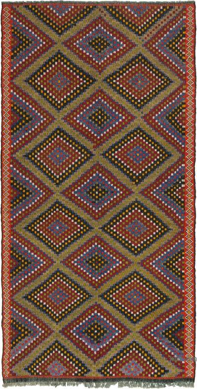Vintage Anatolian Jijim Rug - 6' 5" x 12' 6" (77" x 150")