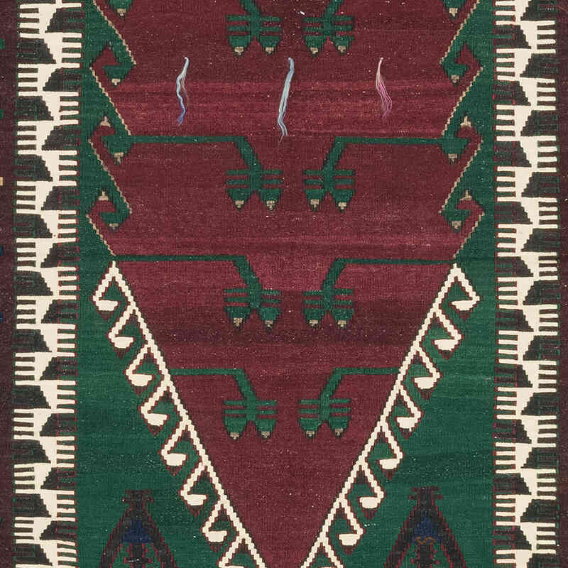 Vintage Turkish Kilim Rug - 4' 8" x 6' 3" (56" x 75") - K0073286