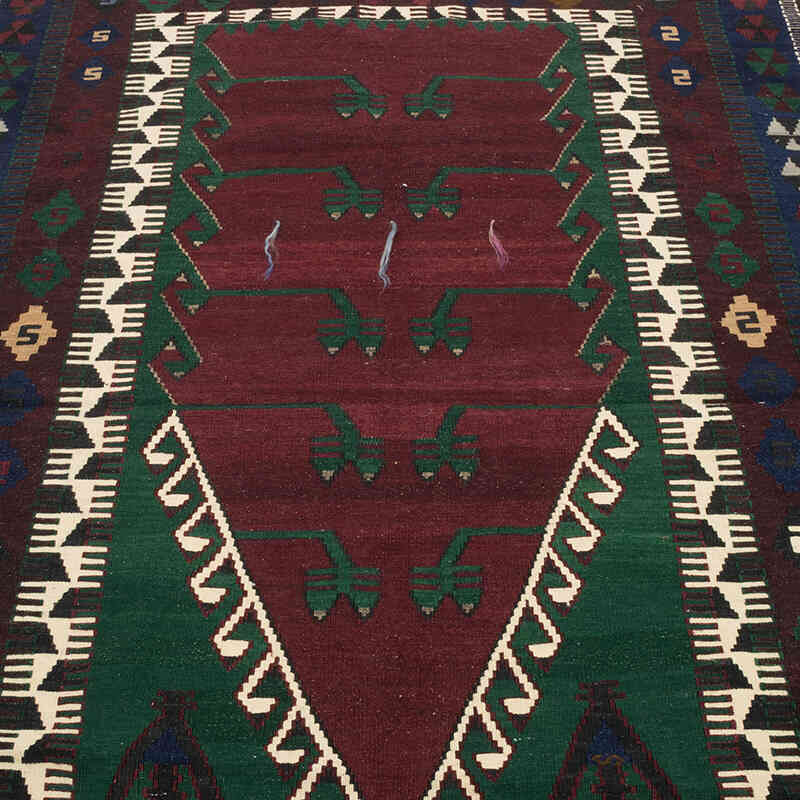 Vintage Turkish Kilim Rug - 4' 8" x 6' 3" (56" x 75") - K0073286
