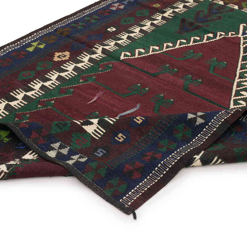 Vintage Turkish Kilim Rug - 4' 8" x 6' 3" (56" x 75") - K0073286