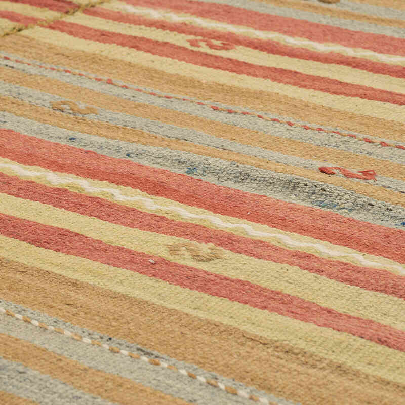 Vintage Turkish Kilim Rug - 4' 9" x 11' 6" (57" x 138") - K0073294