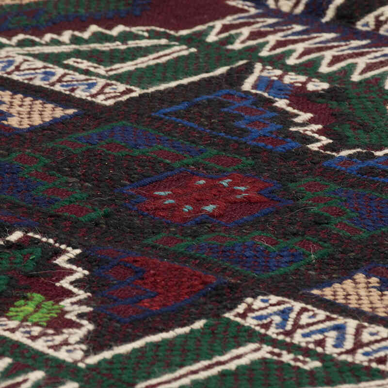 Vintage Anatolian Jijim Rug - 4' 7" x 5' 2" (55" x 62") - K0073296