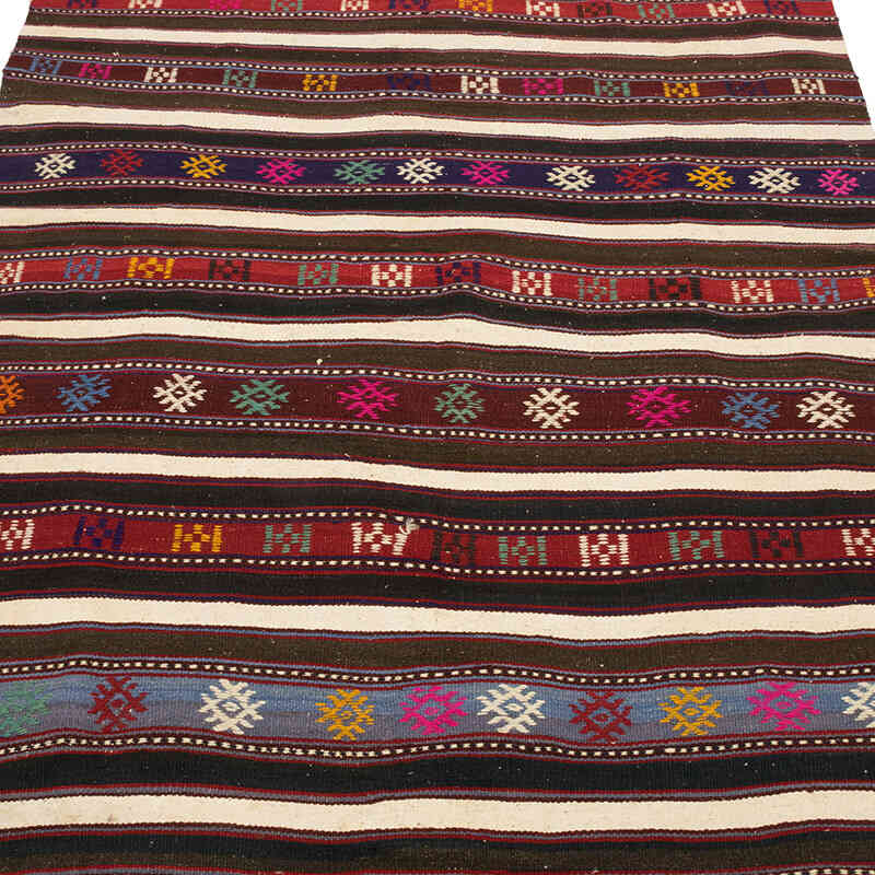 Vintage Turkish Kilim Rug - 4' 4" x 7' 5" (52" x 89") - K0073301