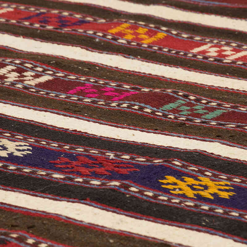 Vintage Turkish Kilim Rug - 4' 4" x 7' 5" (52" x 89") - K0073301