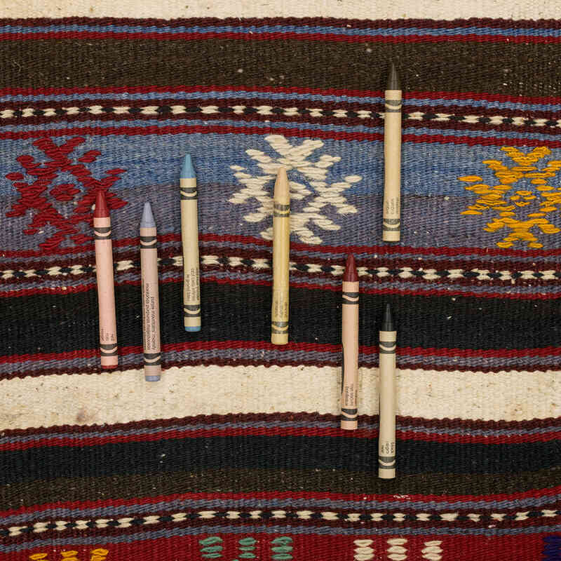 Vintage Turkish Kilim Rug - 4' 4" x 7' 5" (52" x 89") - K0073301